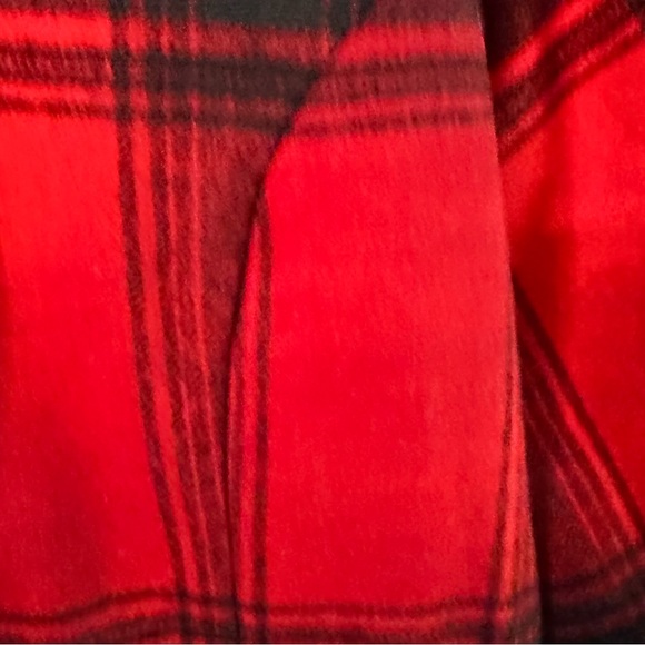 Old Navy 3x Red Hooded Plaid Jacket - Picture 3 of 9